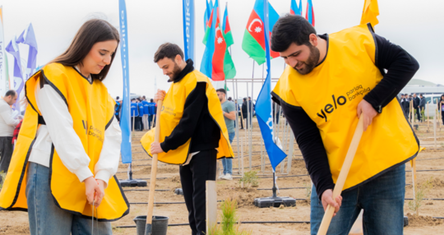 Yelo Bank-dan 1 milyon ağac hədəfinə parlaq dəstək! Yelo Bank-dan 1 milyon ağac hədəfinə parlaq dəstək!