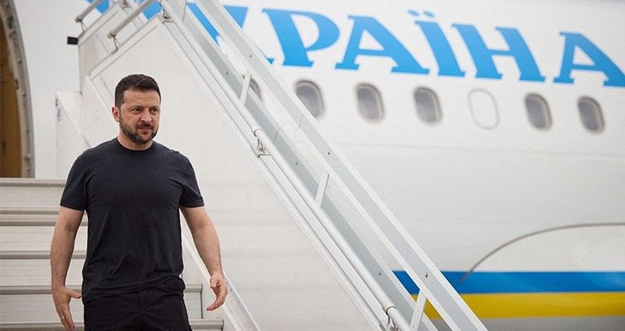 Зеленский прилетел в Ереван