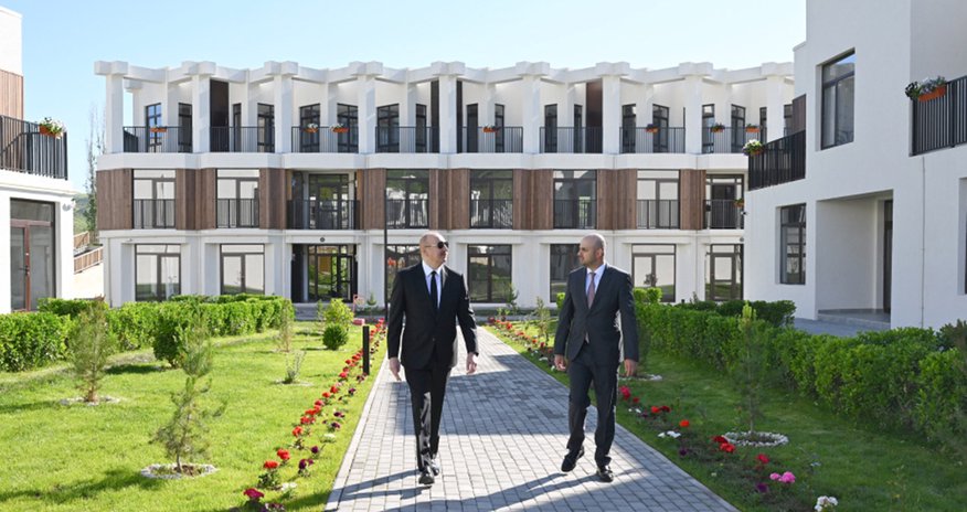 Открытие первого жилого комплекса в Зангилане Открытие первого жилого комплекса в Зангилане