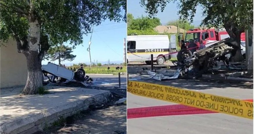 Gürcüstanda yol qəzasında ikisi qardaş olmaqla, altı azərbaycanlı gənc ölüb Gürcüstanda yol qəzasında ikisi qardaş olmaqla, altı azərbaycanlı gənc ölüb