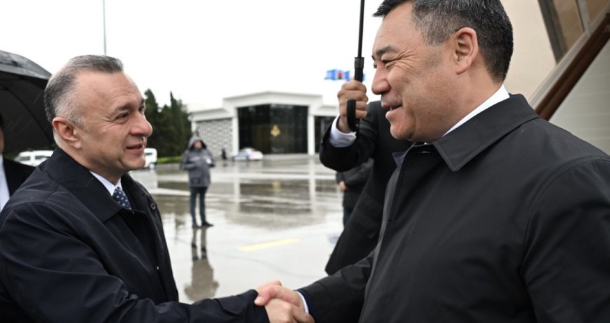 Sadır Japarov Azərbaycana səfərə gəlib Sadır Japarov Azərbaycana səfərə gəlib
