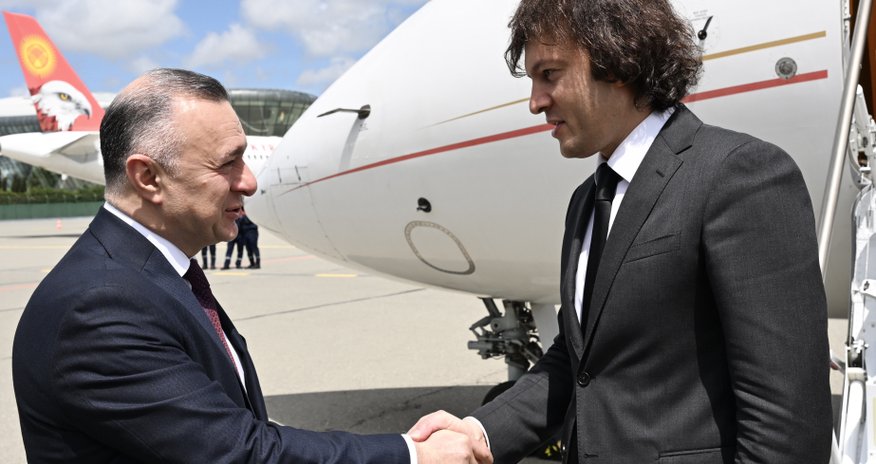 Georgian prime minister arrives in Azerbaijan for WUF13 Georgian prime minister arrives in Azerbaijan for WUF13