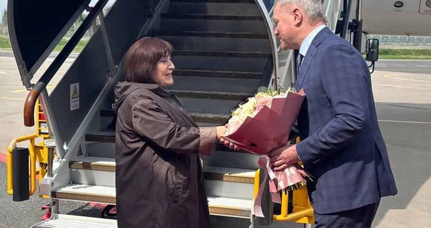 Sahibə Qafarova Rusiyada işgüzar səfərdədir Sahibə Qafarova Rusiyada işgüzar səfərdədir