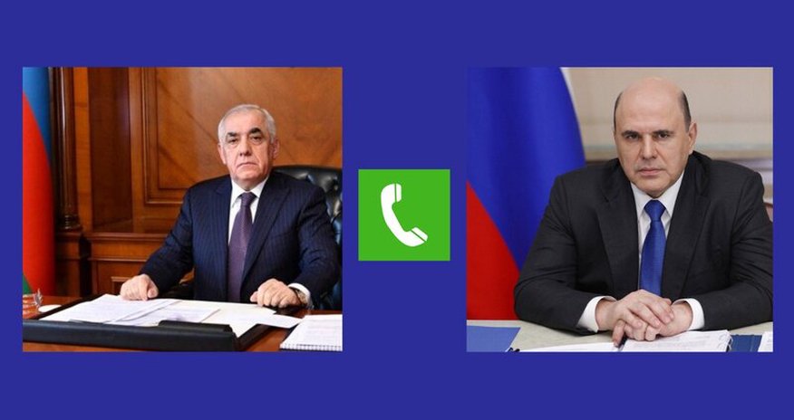 Əli Əsədov Mixail Mişustinlə telefon danışığı aparıb Əli Əsədov Mixail Mişustinlə telefon danışığı aparıb