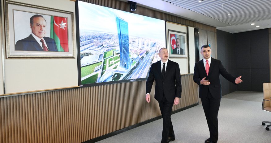 President Ilham Aliyev attended opening of new building of Central Bank President Ilham Aliyev attended opening of new building of Central Bank