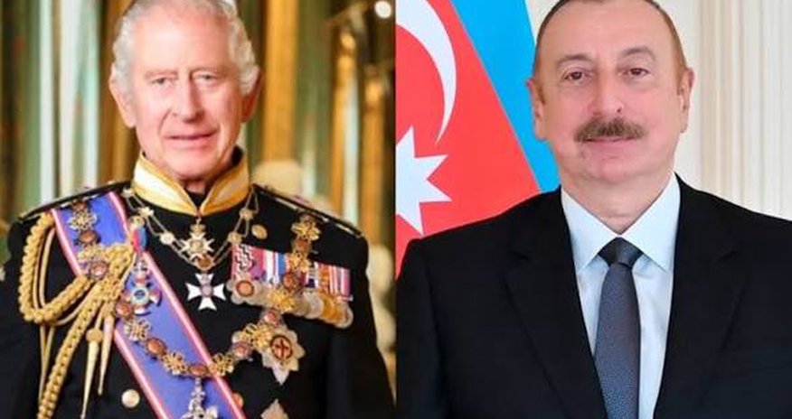 Президент Ильхам Алиев поздравил Чарльза III Президент Ильхам Алиев поздравил Чарльза III