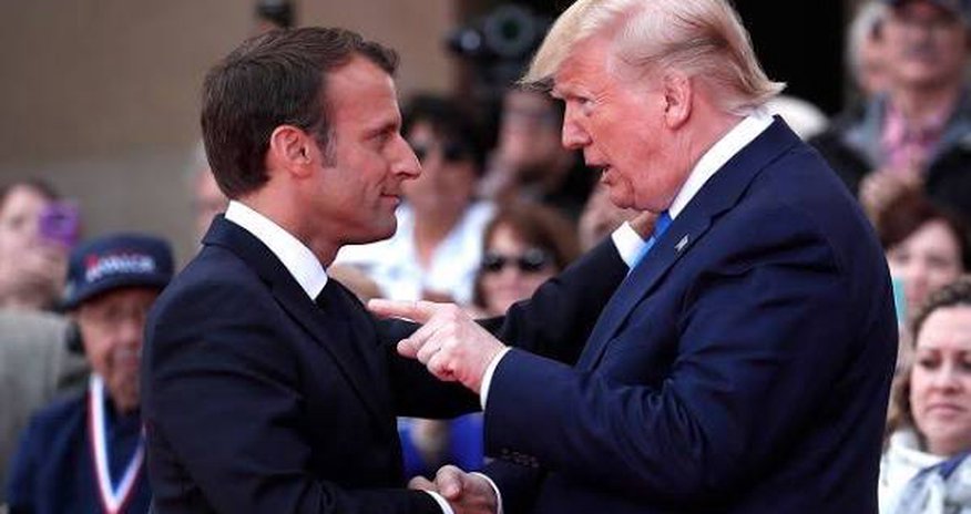 Трамп грозит Макрону 100% пошлинами Трамп грозит Макрону 100% пошлинами