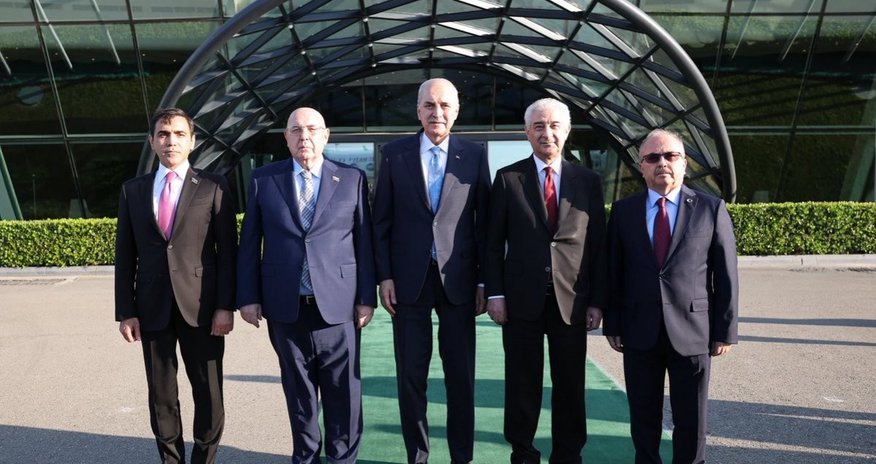 Türkiyə Böyük Millət Məclisinin sədri Azərbaycanda səfərdədir Türkiyə Böyük Millət Məclisinin sədri Azərbaycanda səfərdədir
