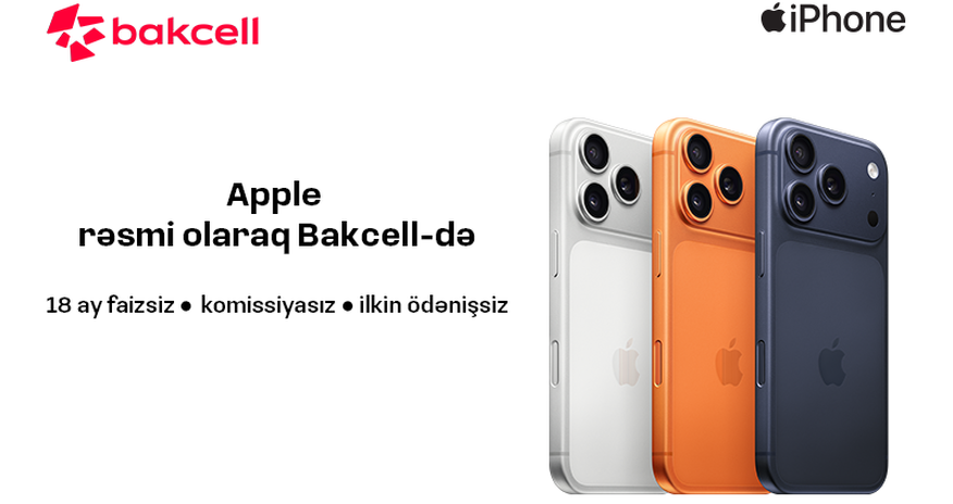 Apple məhsullarını rəsmi olaraq Bakcell Shop-da əldə et! Apple məhsullarını rəsmi olaraq Bakcell Shop-da əldə et!