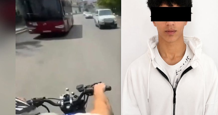 В Баку задержали мотоциклиста за грубое нарушение ПДД В Баку задержали мотоциклиста за грубое нарушение ПДД