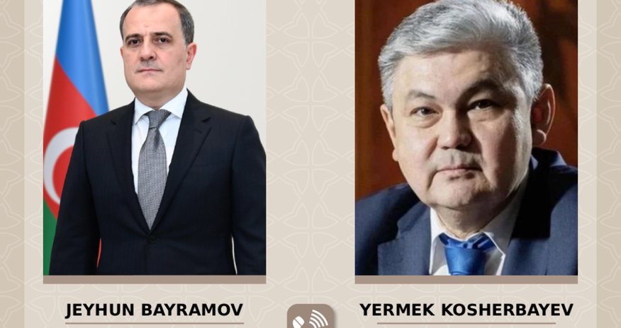 Ceyhun Bayramov qazaxıstanlı həmkarı ilə strateji tərəfdaşlığı müzakirə edib Ceyhun Bayramov qazaxıstanlı həmkarı ilə strateji tərəfdaşlığı müzakirə edib