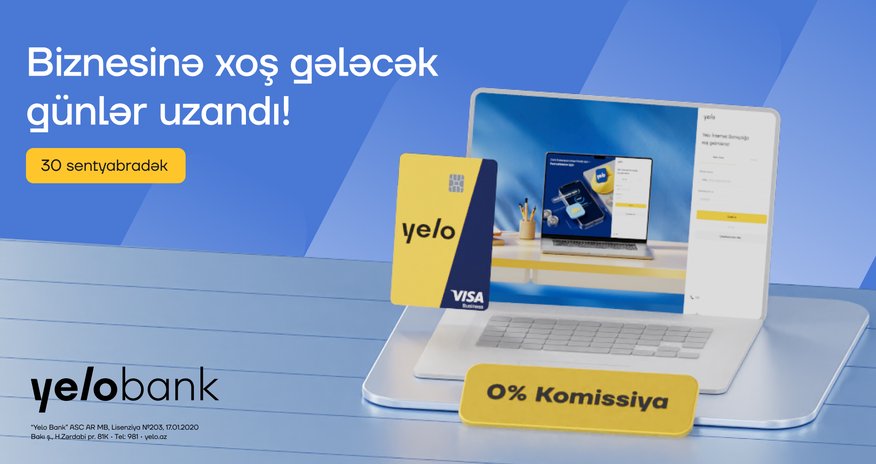 Yelo Bank extends "Welcome to Business" campaign! Yelo Bank extends "Welcome to Business" campaign!