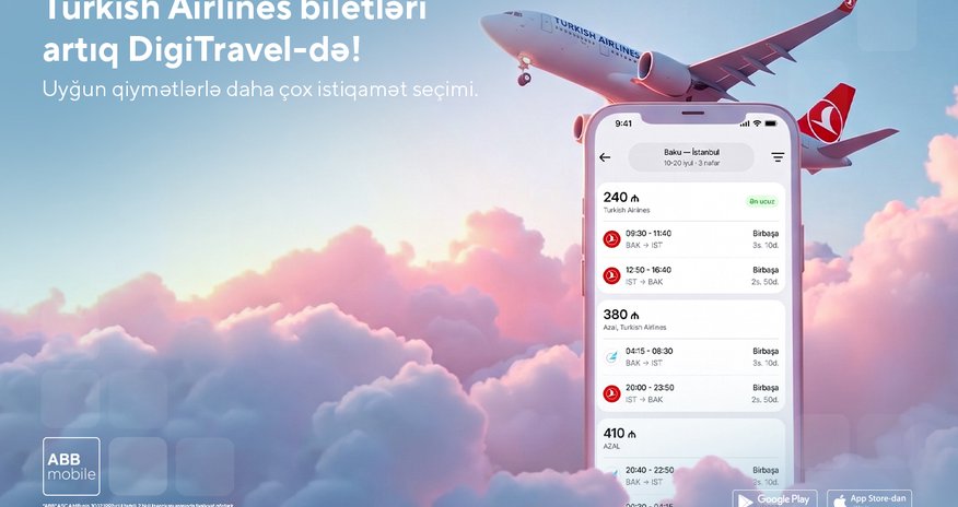 Билеты на рейсы Turkish Airlines и других авиакомпаний —с DigiTravel в приложении ABB mobile! Билеты на рейсы Turkish Airlines и других авиакомпаний —с DigiTravel в приложении ABB mobile!