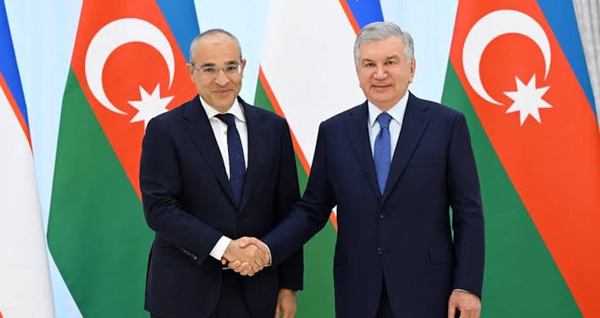 Mikayıl Cabbarov Özbəkistan Prezidenti ilə görüşüb Mikayıl Cabbarov Özbəkistan Prezidenti ilə görüşüb