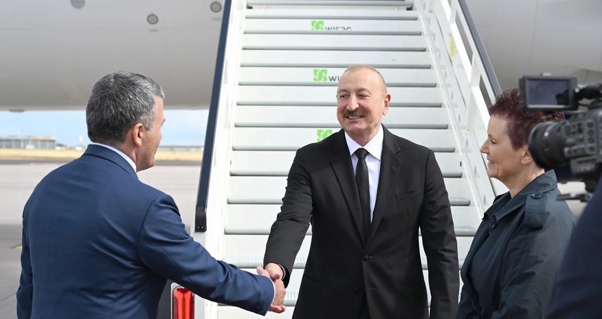 Prezident Almaniyaya gedib Prezident Almaniyaya gedib
