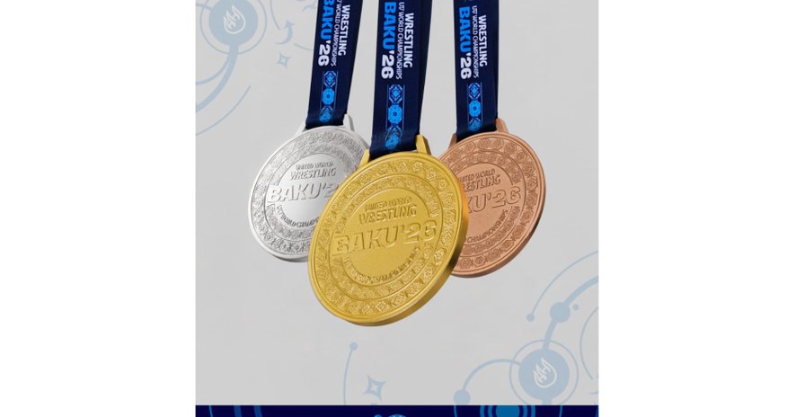 Представлены медали чемпионата мира U-17 по борьбе, который пройдет в Баку Представлены медали чемпионата мира U-17 по борьбе, который пройдет в Баку