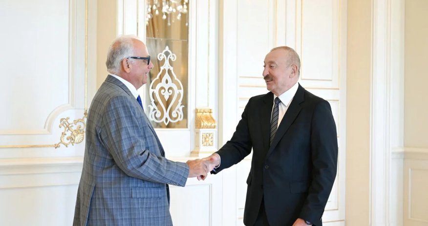 Azerbaijan’s Aliyev receives United World Wrestling president Azerbaijan’s Aliyev receives United World Wrestling president