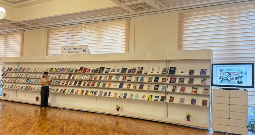 Milli Kitabxanada Azərbaycan Kinosu Günü ilə bağlı virtual kitab sərgisi təqdim olunub Milli Kitabxanada Azərbaycan Kinosu Günü ilə bağlı virtual kitab sərgisi təqdim olunub
