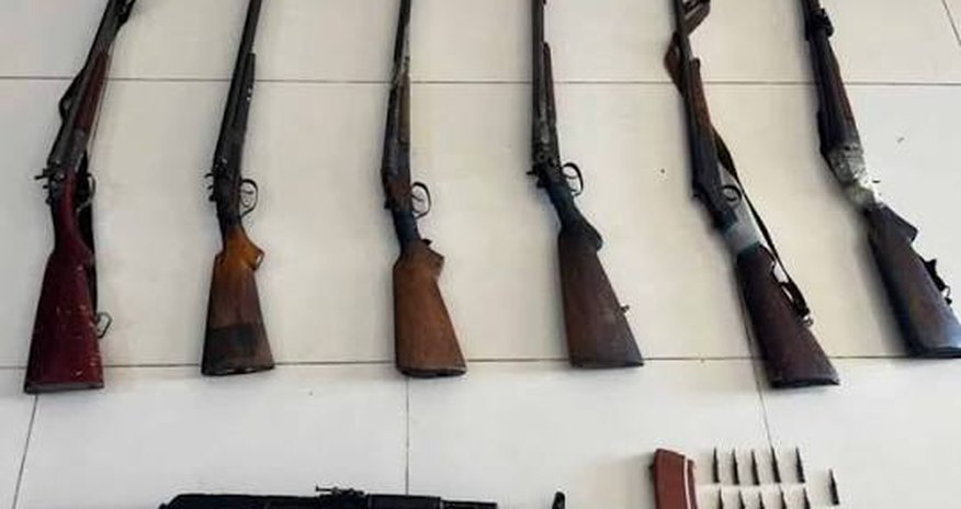 DİN: iki gündə 4 avtomat və 3 tüfəng aşkarlanaraq götürülüb DİN: iki gündə 4 avtomat və 3 tüfəng aşkarlanaraq götürülüb