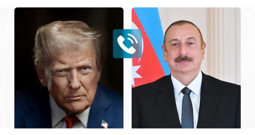 Əliyevlə Donald Tramp arasında telefon danışığı olub Əliyevlə Donald Tramp arasında telefon danışığı olub