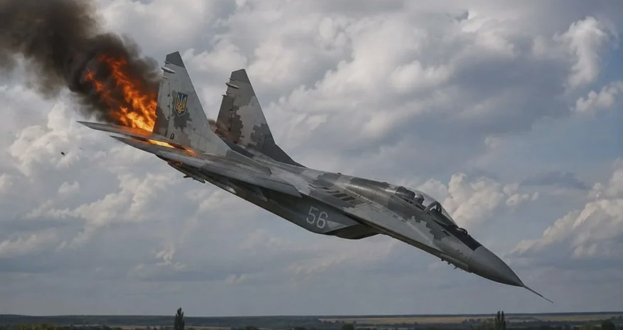 Украина потеряла истребитель Украина потеряла истребитель