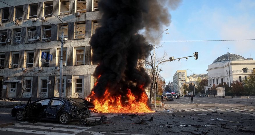 ВС РФ наносят удары по Киеву ВС РФ наносят удары по Киеву