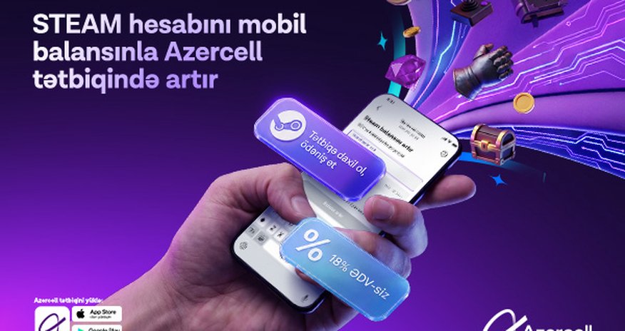Azercell запускает эксклюзивное сотрудничество с популярной игровой платформой «Steam» Azercell запускает эксклюзивное сотрудничество с популярной игровой платформой «Steam»