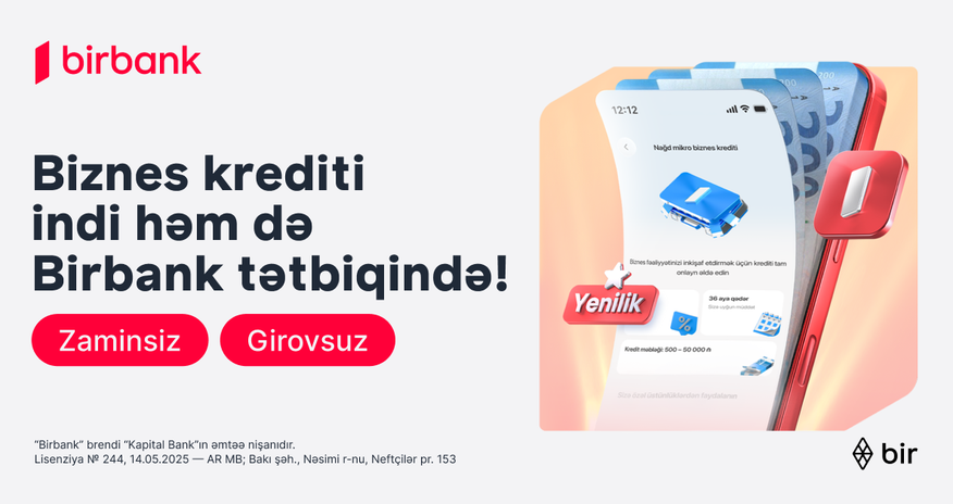 Micro Business Loan is now available on both Birbank and Birbank Biznes Micro Business Loan is now available on both Birbank and Birbank Biznes