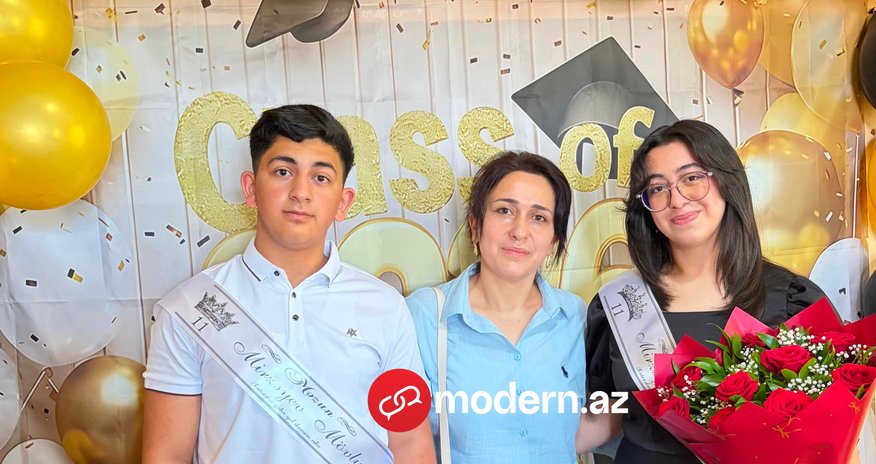 Ana və iki övladı eyni gündə tələbə oldu Ana və iki övladı eyni gündə tələbə oldu