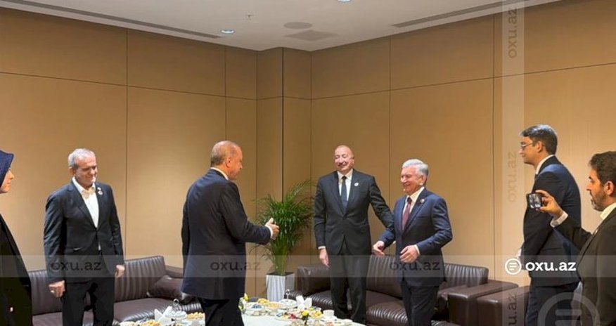 Azərbaycan, Türkiyə, Özbəkistan və İran prezidentləri Bişkekdə bir araya gəliblər Azərbaycan, Türkiyə, Özbəkistan və İran prezidentləri Bişkekdə bir araya gəliblər