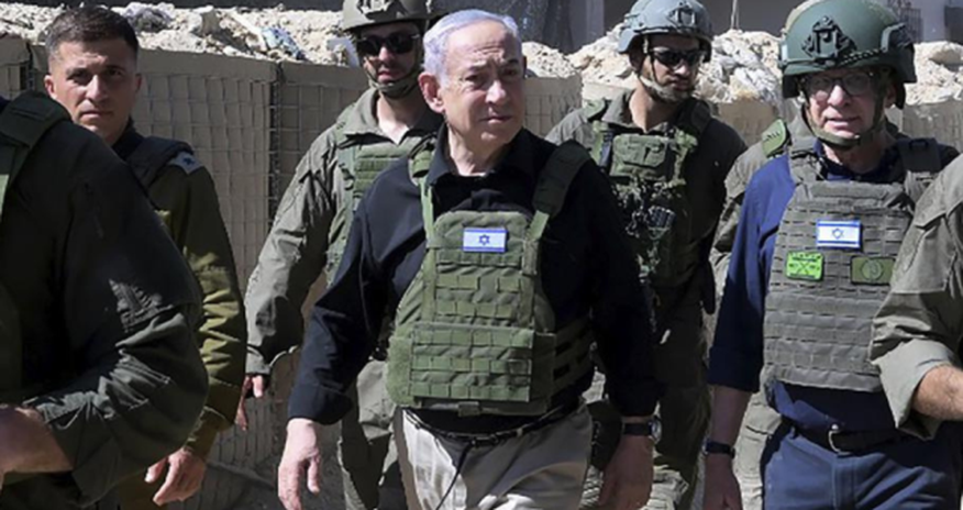 Netanyahu Qəzzaya gedib Netanyahu Qəzzaya gedib