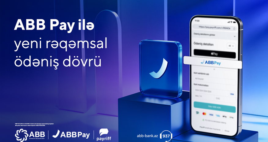 ABB Pay-lə yeni rəqəmsal ödəniş dövrü başlandı! ABB Pay-lə yeni rəqəmsal ödəniş dövrü başlandı!