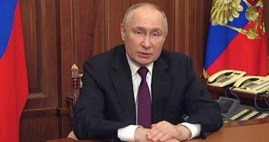 Путин обратился к россиянам Путин обратился к россиянам