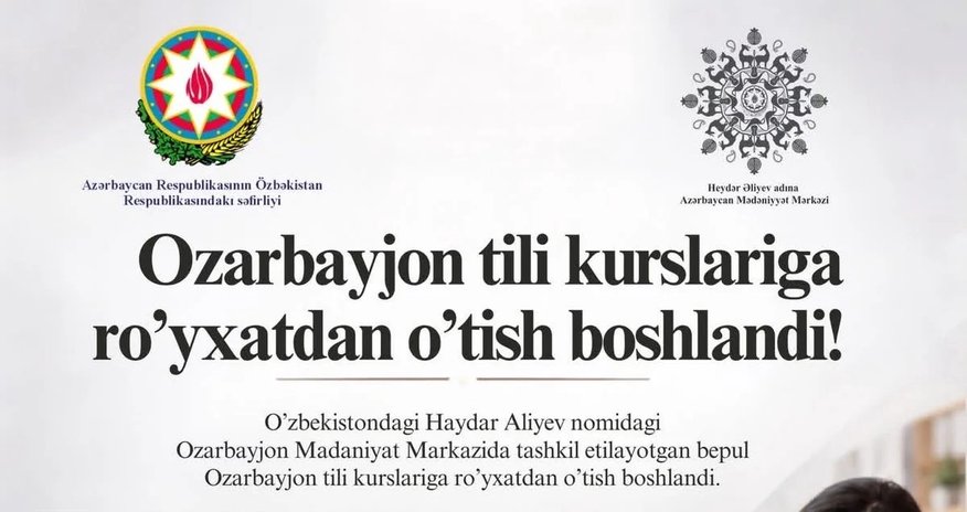 Özbəkistanda Azərbaycan dili kursları fəaliyyətə başlayacaq Özbəkistanda Azərbaycan dili kursları fəaliyyətə başlayacaq