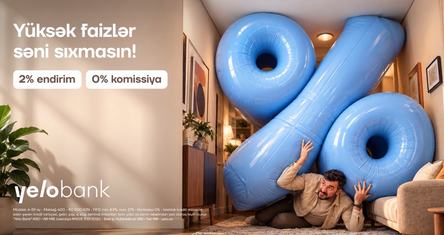 2%-dək endirimlə kreditlərini bir ünvanda cəmlə! 2%-dək endirimlə kreditlərini bir ünvanda cəmlə!