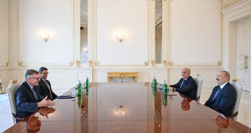 President Aliyev receives Neuberger Berman CEO George Walker President Aliyev receives Neuberger Berman CEO George Walker