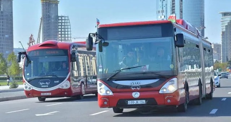 Bu marşrutların hərəkət sxemidəyişdirilib Bu marşrutların hərəkət sxemidəyişdirilib