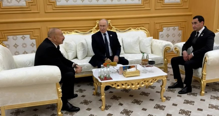 Putinlə Əliyevin görüşü olub Putinlə Əliyevin görüşü olub