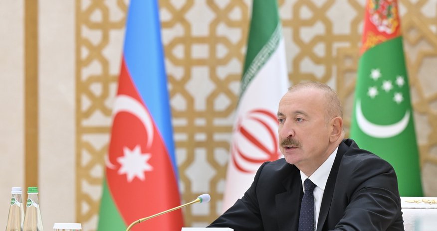 Aliyev warns of Caspian Sea shallowing Aliyev warns of Caspian Sea shallowing