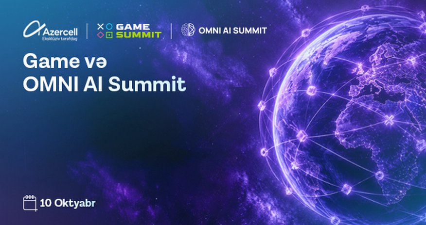 Azercell — Exclusive Partner of Gamesummit and OMNI AI Summit Azercell — Exclusive Partner of Gamesummit and OMNI AI Summit