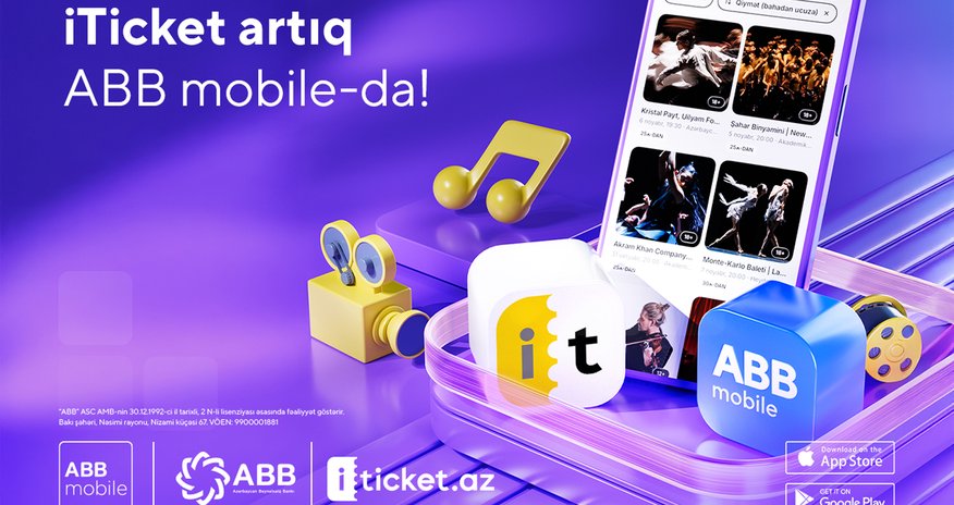 iTicket artıq ABB mobile-da! iTicket artıq ABB mobile-da!