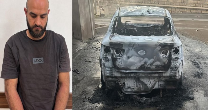 В Баку арестован мужчина, поджегший автомобиль директора школы В Баку арестован мужчина, поджегший автомобиль директора школы