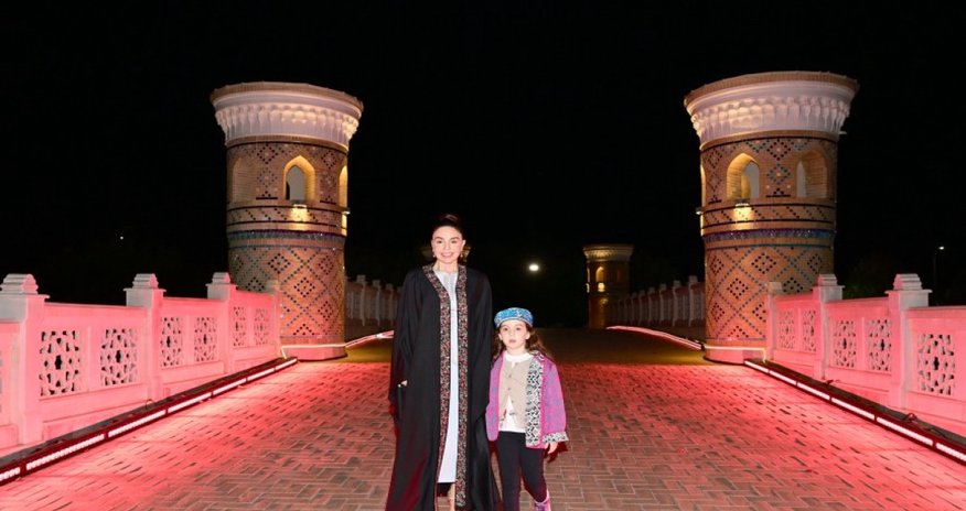 Leyla Aliyeva tours "Eternal City" complex in Samarkand Leyla Aliyeva tours "Eternal City" complex in Samarkand